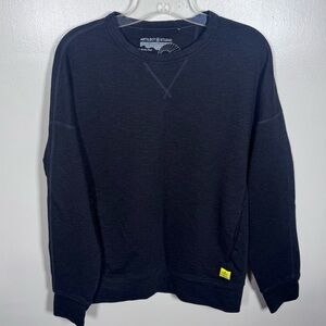 Artilect Systems Studio Sz XS Charcoal Nuyarn Merino Wool Blend Crew Sweater